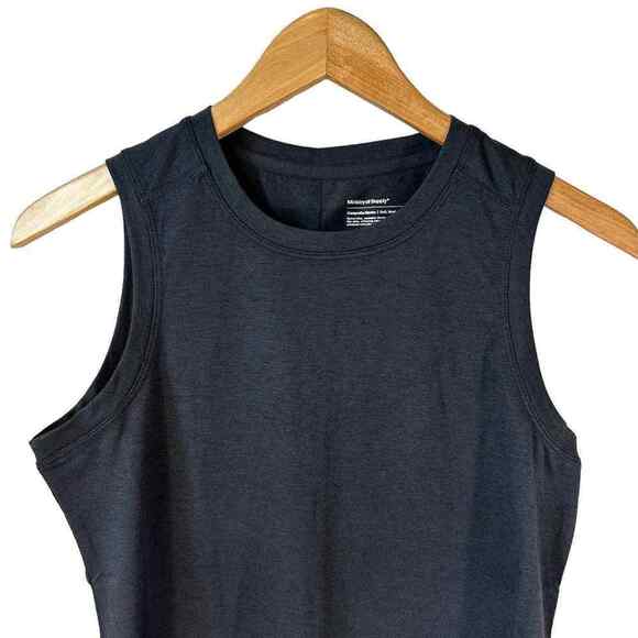 Tank Top Bl;ack lightweight silky butter soft sleeveless Ministry of Supply XXS - Picture 2 of 7